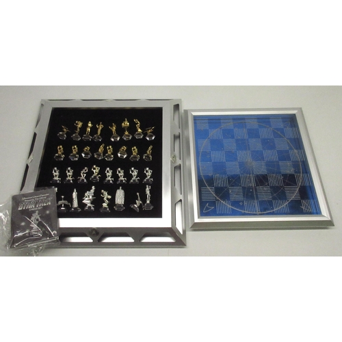 360 - Franklin Mint - Star Trek  - 25th Anniversary Special Edition Chess Set, and a Franklin Mint Insigni... 