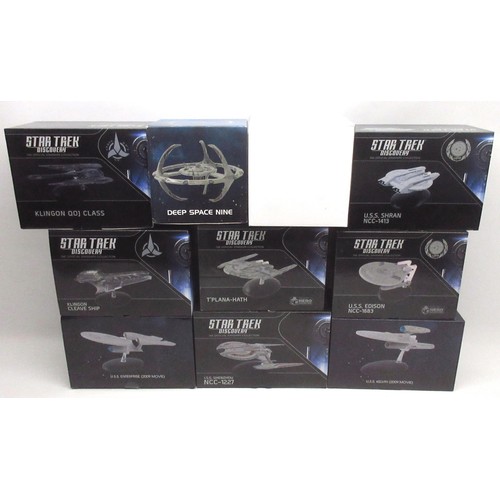 358 - Twenty One boxed Star Trek 'The Official Starship Collection' models by Eaglemoss including magazine... 