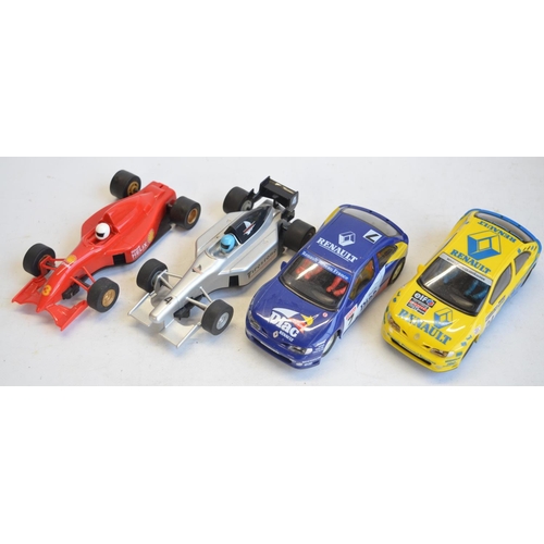 264A - Two boxed Scalextric sets to include C1018 Renault Megane World Rallye and Team Shell/Team Firestone... 