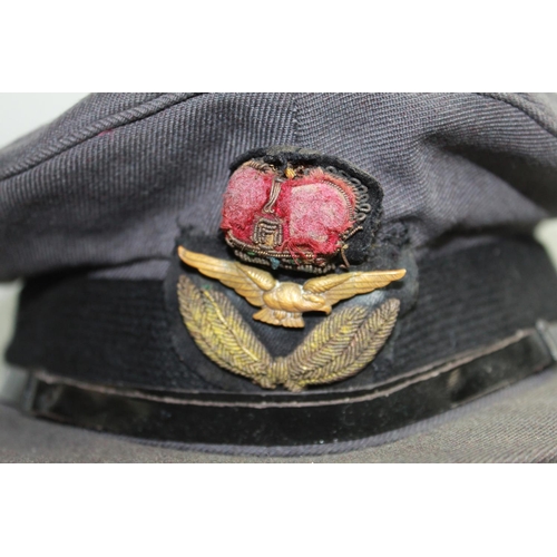 620 - Flying Officers Great Coat by Hepworth Tailors, Vintage No1 Dress cap