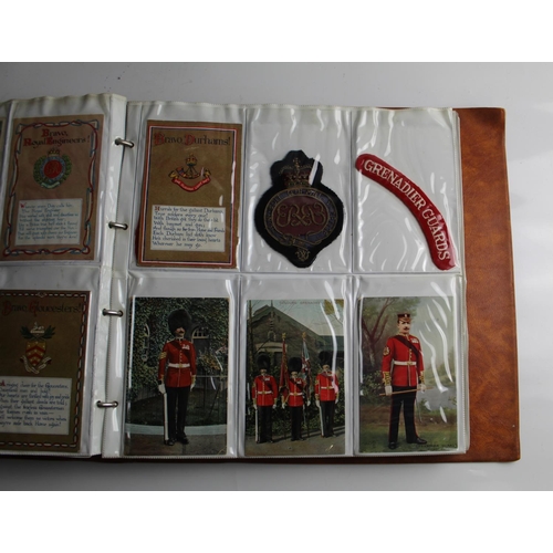 625 - Extensive collection of military postcards with various subjects, soldiers portraits, life in the tr... 