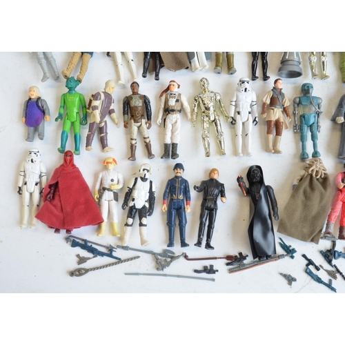 338 - Collection of unboxed Star Wars action figures from Kenner and a Darth Vader costume and mask set (m... 