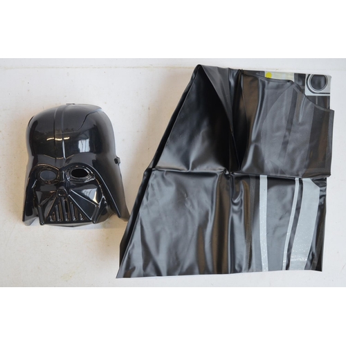 338 - Collection of unboxed Star Wars action figures from Kenner and a Darth Vader costume and mask set (m... 