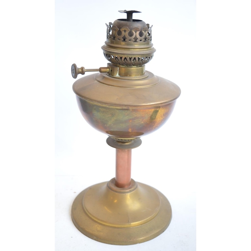 461 - Five vintage metal paraffin lamps to include 3 railway lamps one marked LNER, another BR(E) and the ... 