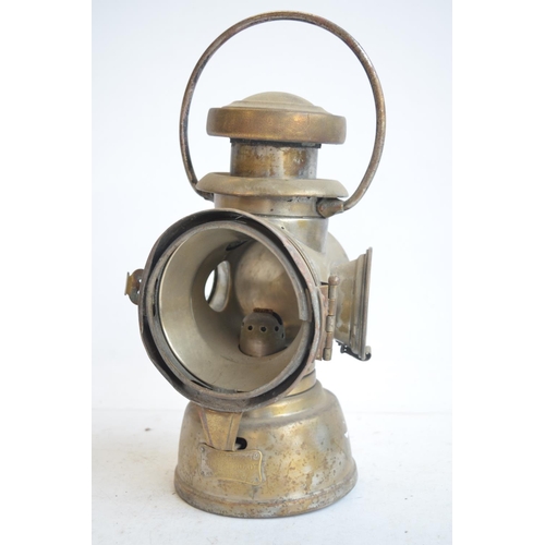 463 - Four vintage metal lamps to include Wolf Safety Lamp, a Type 6 Eccles safety lamp by The Protector L... 