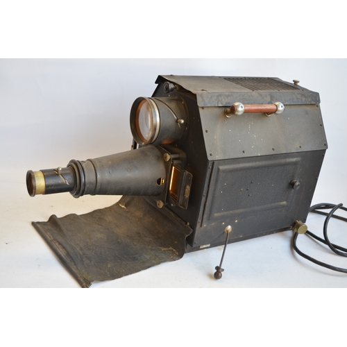 468 - Ross magic lantern slide projector in working condition with modern plug