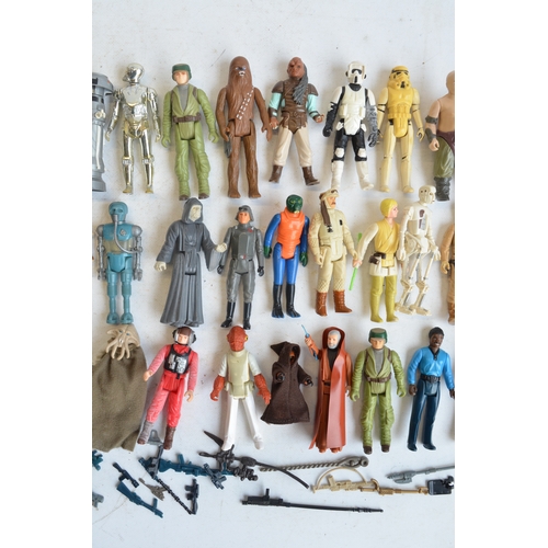 338 - Collection of unboxed Star Wars action figures from Kenner and a Darth Vader costume and mask set (m... 