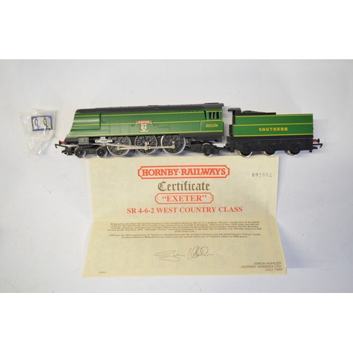 292 - Six OO gauge electric steam train models to include Bachmann 31-700 LNER green Class B1 1264 (not ru... 