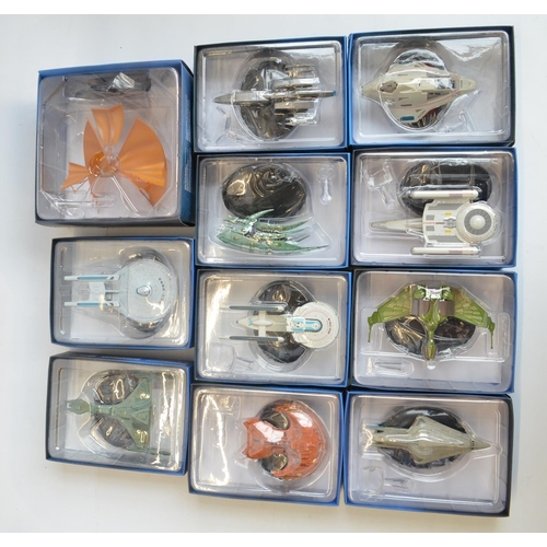 345 - Collection of Star Trek 'The Official Starships Collection' (Eaglemoss) magazines and models, editio... 