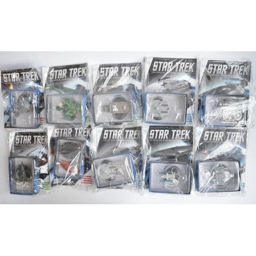 348 - Forty Four Eaglemoss Star Trek 'The Official Starships Collection' magazines and models still factor... 