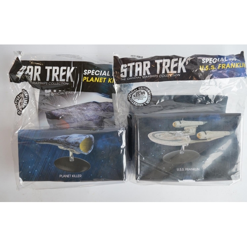 353 - Collection of larger Star Trek 'The Official Starships Collection' (Eaglemoss) special edition magaz... 