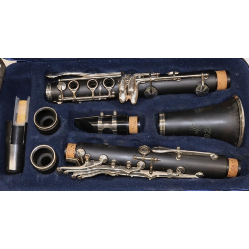 138 - John Packer JP-021 six-piece clarinet, in fitted carry case