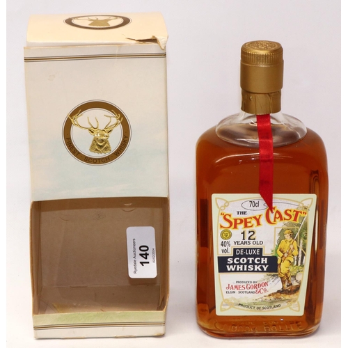 140 - 1 btl. Spey Cast 12 Year Old De Luxe Scotch Whisky, 70cl, 40% vol. with original box