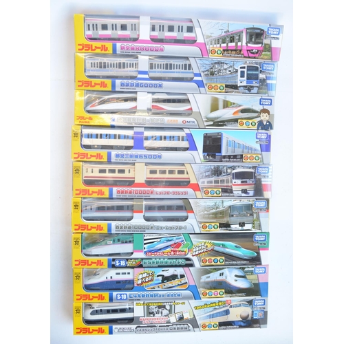 1301 - Collection of boxed Japanese Imported Takara Tomy/PlaRail battery operated plastic model train sets ... 