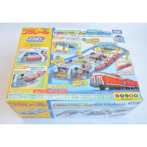 1301 - Collection of boxed Japanese Imported Takara Tomy/PlaRail battery operated plastic model train sets ... 