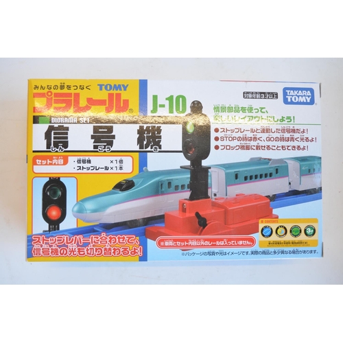 1301 - Collection of boxed Japanese Imported Takara Tomy/PlaRail battery operated plastic model train sets ... 