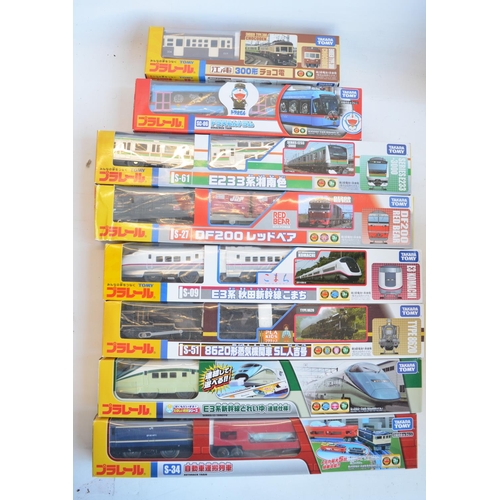 1302 - Collection of boxed Japanese Imported Takara Tomy/PlaRail battery operated plastic model train sets ... 