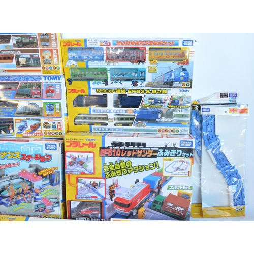 1303 - Collection of boxed Japanese Imported Takara Tomy/PlaRail battery operated plastic model train sets ... 