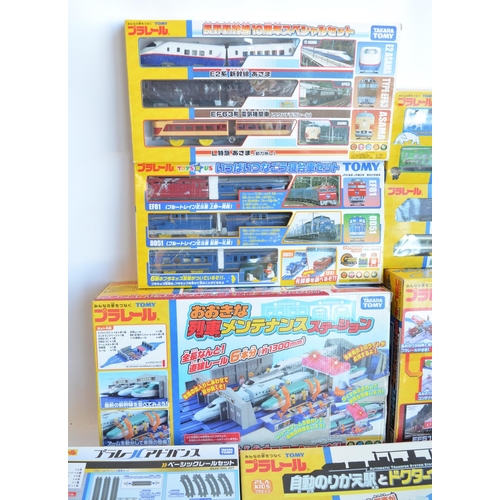 1303 - Collection of boxed Japanese Imported Takara Tomy/PlaRail battery operated plastic model train sets ... 