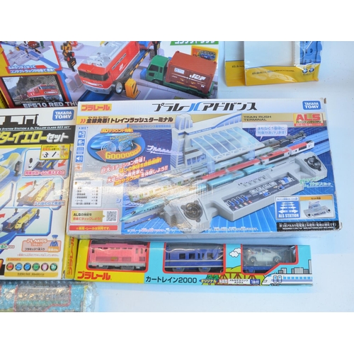 1303 - Collection of boxed Japanese Imported Takara Tomy/PlaRail battery operated plastic model train sets ... 