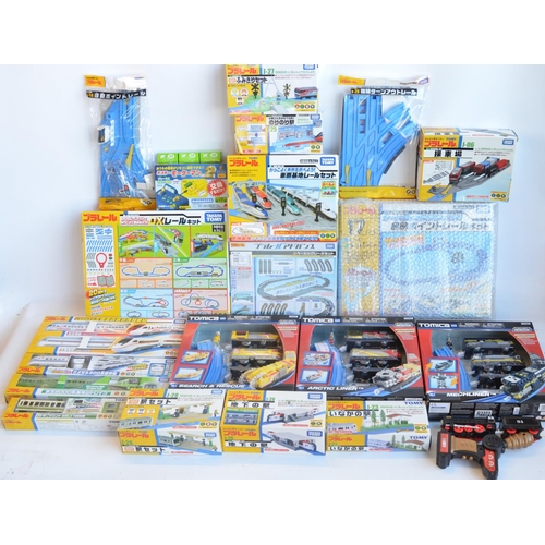 1305 - Collection of boxed Japanese Imported Takara Tomy/PlaRail battery operated plastic model train sets ... 