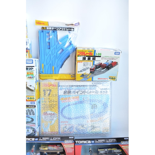 1305 - Collection of boxed Japanese Imported Takara Tomy/PlaRail battery operated plastic model train sets ... 