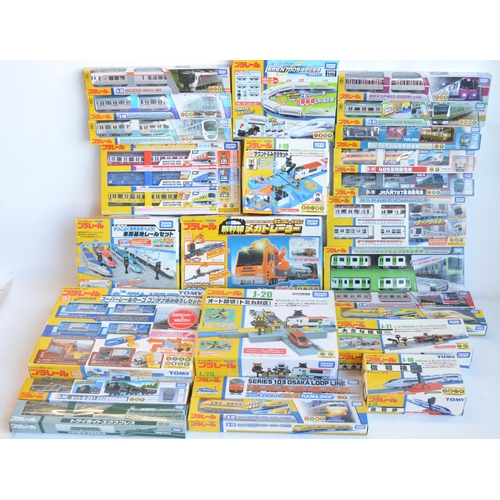 1306 - Collection of boxed Japanese Imported Takara Tomy/PlaRail battery operated plastic model train sets ... 