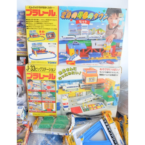 1308 - Collection of boxed Japanese Imported Takara Tomy/PlaRail battery operated plastic model train sets ... 