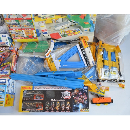 1308 - Collection of boxed Japanese Imported Takara Tomy/PlaRail battery operated plastic model train sets ... 