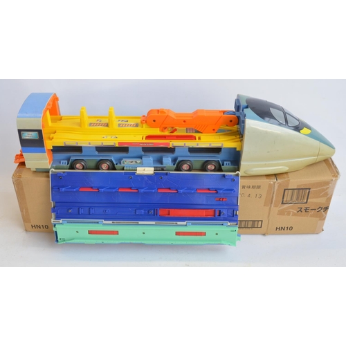 1316 - Collection of Tomy and Takara Tomy battery powered plastic model train sets to include trains packs,... 