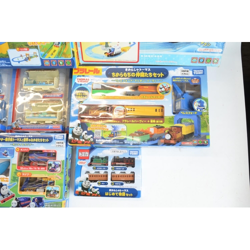 1317 - Collection of Japanese imported Takara Tomy Thomas & Friends battery powered plastic model train set... 