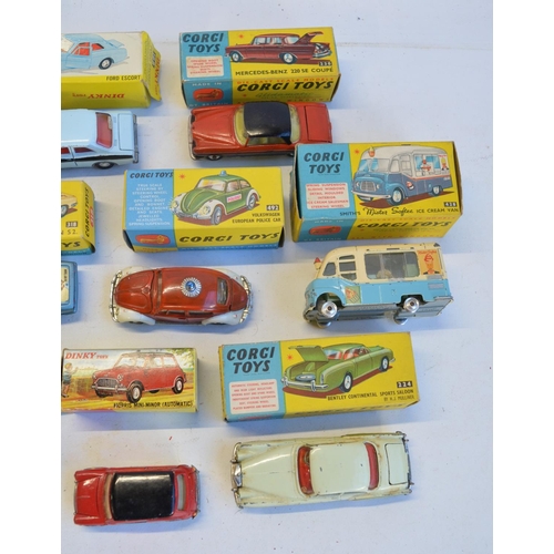 15 - Nineteen boxed vintage diecast vehicle models from Corgi, Dinky and Rei-ang Spot-On to include Dinky... 
