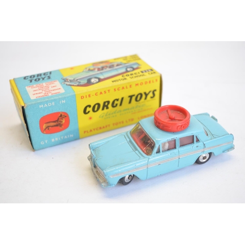 19 - Four vintage diecast vehicle models from Corgi and Dinky, all with original boxes to include Dinky 9... 