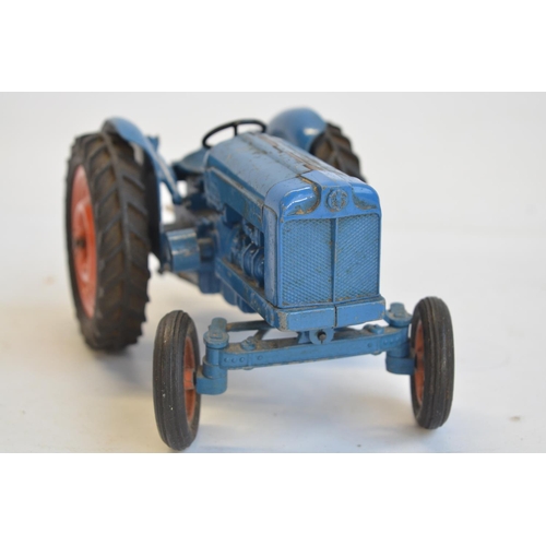 26 - Vintage Chad Valley Fordson Major tractor model with working steering, opening engine panels etc. No... 