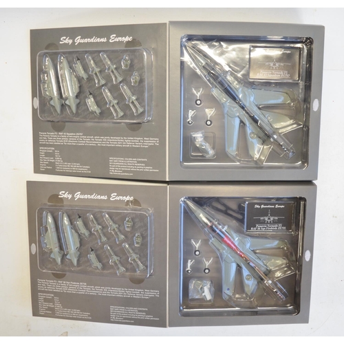 32 - Three 1/72 scale diecast Royal Air Force Tornado F3 models by Sky Guardians Europe to include 43, 56... 