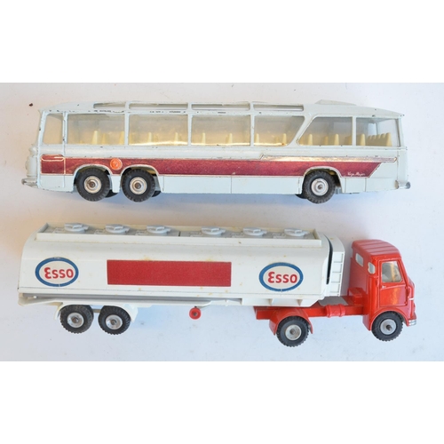 10 - Three vintage Dinky Toys diecast model vehicles to include 917 Mercedes-Benz Truck And Trailer (mode... 