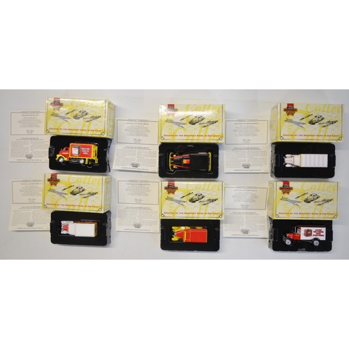 358 - Six boxed Coca-Cola themed diecast model vehicles from Matchbox Collectibles to include YYM96505-YYM... 