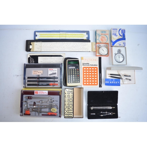 1281 - Collection of stationery items to include Rotring Drawing Instrument Set and 3 pack Autopen set, Bra... 