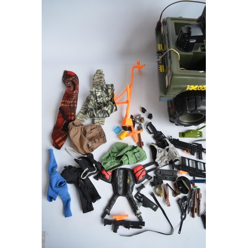 1115 - Collection of Action Man and G.I.Joe action figures and accessories to include an Action Man Jeep mo... 