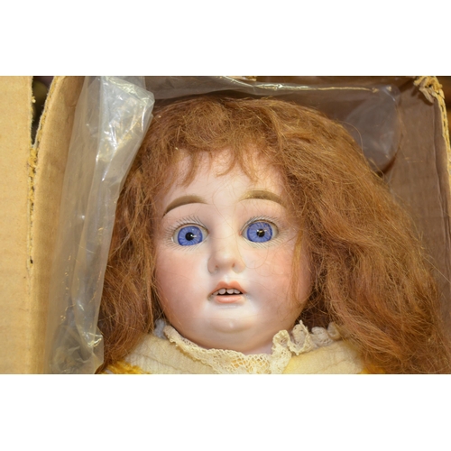 1320 - Victorian doll fully articulated body and bisque head with sleepy eyes, pair of bloomers and under s... 