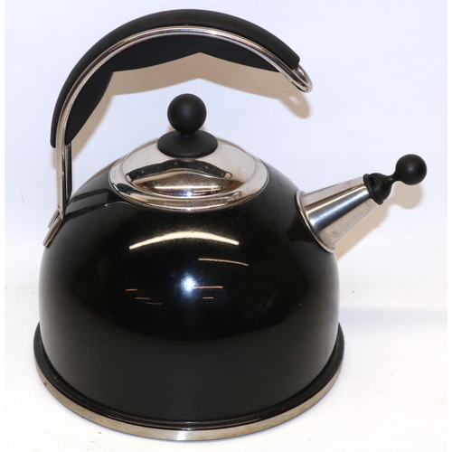 257 - Stainless steel Aga kettle H25.5cm