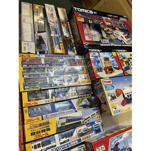 1286 - Collection of Takara Tomy trains and vehicle playsets, Underground Ernie Interactive Station Network... 