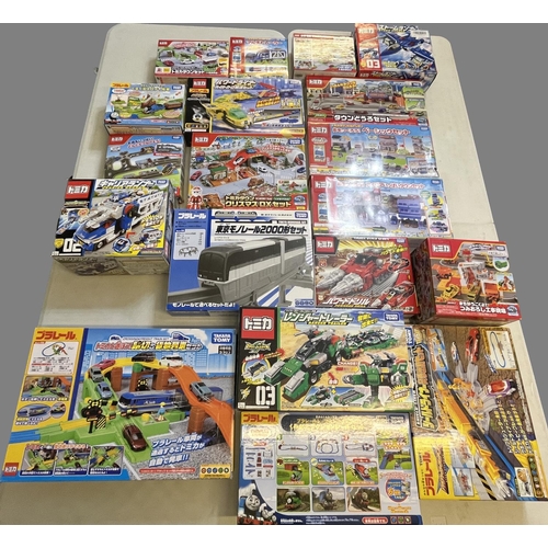 1287 - Collection of Takara Tomy Japanese import vehicle playsets, approx. 19