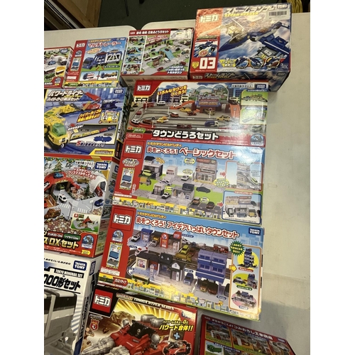 1287 - Collection of Takara Tomy Japanese import vehicle playsets, approx. 19