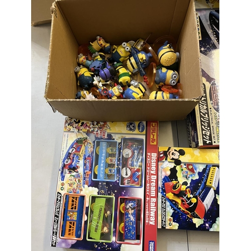 1293 - Collection of Takara Tomy toys, incl. boxed Toy Story and Monsters Inc., Thomas and Friends playset,... 