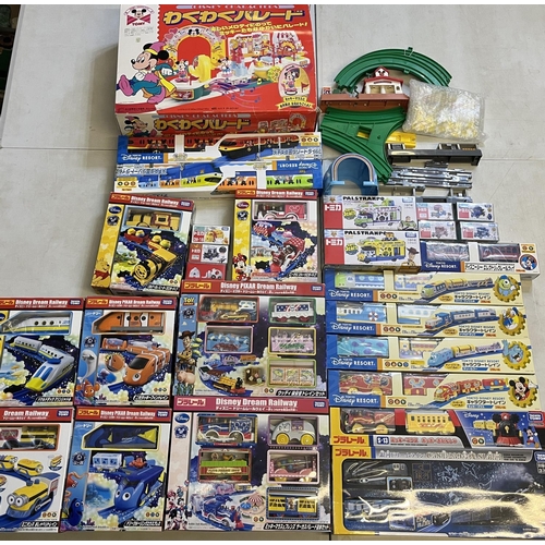 1295 - Takara Tomy Disney & Pixar Japanese import playsets, vehicles, etc., most boxed, approx. 20