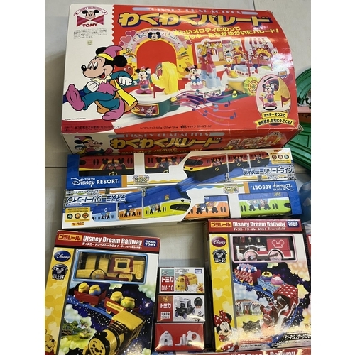 1295 - Takara Tomy Disney & Pixar Japanese import playsets, vehicles, etc., most boxed, approx. 20