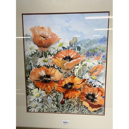 1014 - Angela McCall (British C20th); 'Glorious Summer' watercolour, signed, 47cm x 38cm and a similar stud... 