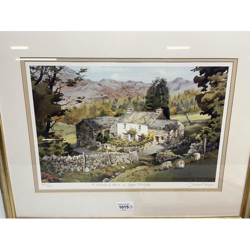 1015 - After Judy Boyes (British C20th); 'Lakeland House in Upper Eskdale & The Old House Troutbeck' pair o... 