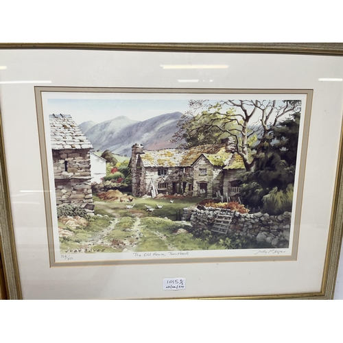 1015 - After Judy Boyes (British C20th); 'Lakeland House in Upper Eskdale & The Old House Troutbeck' pair o... 